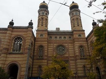 The Dohany Synagogue in Budapest.